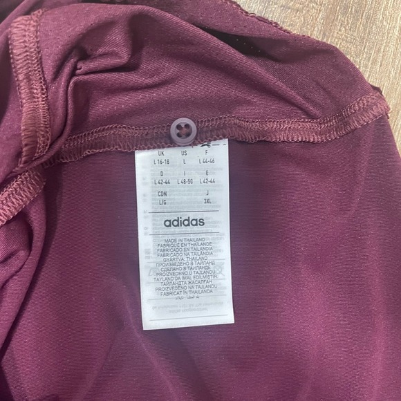 Adidas Mississippi State Bulldogs Polo Shirt Women's Large Maroon Aeroready - Picture 7 of 8